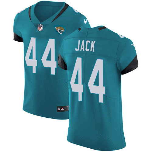 Nike Jaguars #44 Myles Jack Teal Green Team Color Men's Stitched NFL Vapor Untouchable Elite Jersey